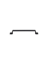 Channing Cabinet Pull - 6 5/16 inch Center-to-Center in Flat Black.
